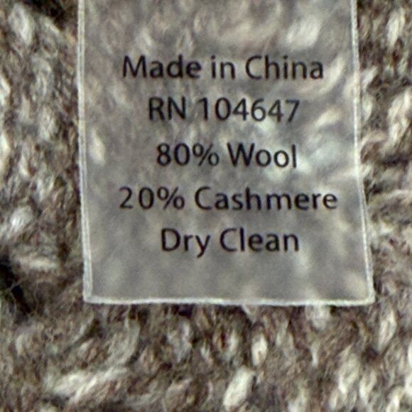 Forté Cashmere Women’s Light Brown Knit Pullover Sweater – Size Small - Picture 4 of 7